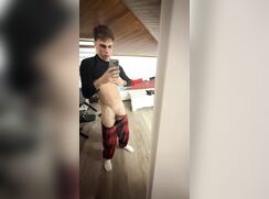 Sexy hot boy italian jerking
