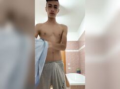 Skinny big dick boy