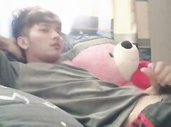 Jerking Off & Cumming With A Pink Furry Friend 183
