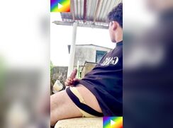 # HTW - Ram a filipino young man jerking off at the cemetery