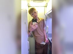 # AHC - I couldn't handle myself so i jerked off in the plane bathroom