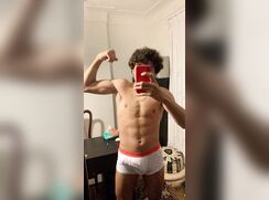 STR8 B8 - College Wrestler cums for girl