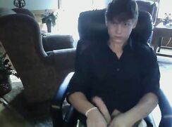 Solo Twink Jerks In Living Room