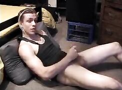 Shane Jerks Off On Cam
