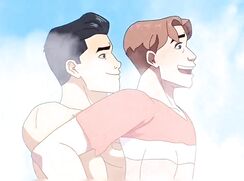 His best friend is a superhero
