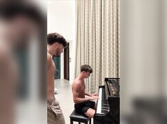 cuties brad and chase piano lesson