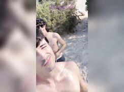 Sex at the beach dunes