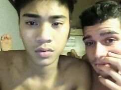 avec un jeune Thaïlandais