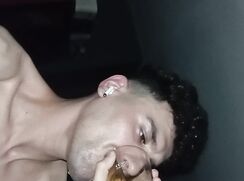 Sub drinks his own piss