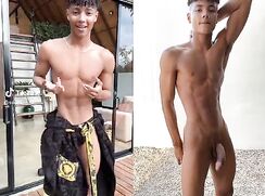 Sexy hot ebony twink tiktoker gaytube