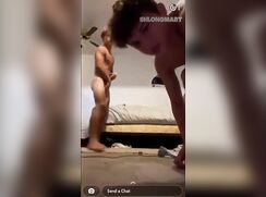 College bros do some naked wrestling, "no homo".