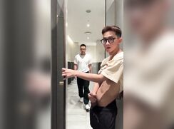 Seven hooks up in a public toilet stall