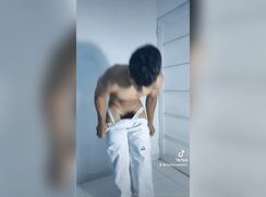 Hot Latino Guy Takes Clothes Off