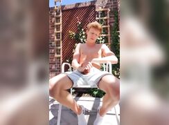 # AHC - Blond twink is enjoying the sun