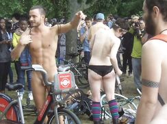 Naked Bike Ride London June 2015