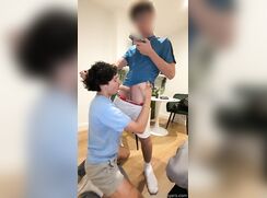 Italian stud gets a blowjob