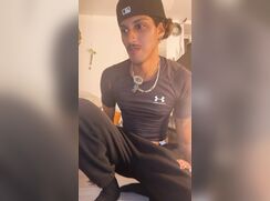 Sexy Dotish Cat shows his man cunt