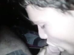 Uncut Car BJ Followed By Teen Wank & Cum