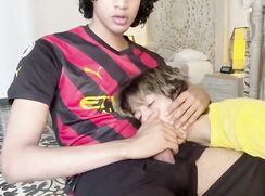 Sexy couple fucks hard