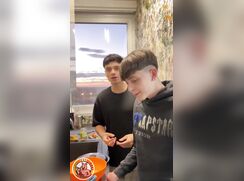 He brought snacks