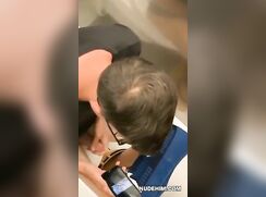 Guy Wanks and Cums on Toilet