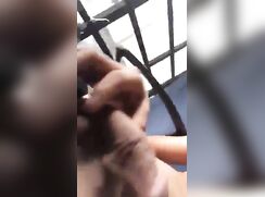 Shameless guy is caught jerking-off on the bus but finishes in front of his 'mates