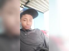 Cute Black boy wanks