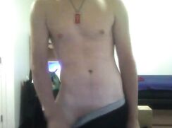 Vintage amateur webcam: Big cock