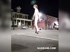 Solo Guy Strips Bare on Busy Street