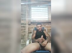 Sexy latino cums 2