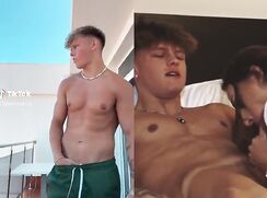 Hot straight boy tiktoker