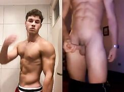 Muscle twink tiktoker