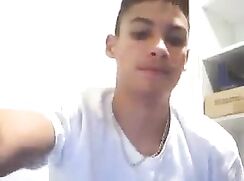 Big Dick Latino Boy Bedroom Cum Porn