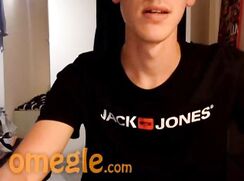 Hot Nerdy Twink Strokin' It