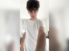 Noah was horny, he had to try porn boys