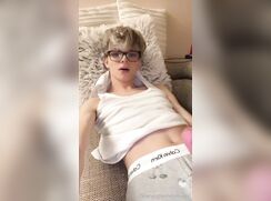 He masturbated and rubbed himself on his underwear
