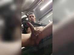 cute boy in the bus risky