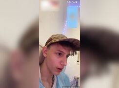 German pup smoking and jerking his meat