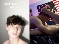 Compilation of a bad boy twink getting his cock sucked by his boyfriend