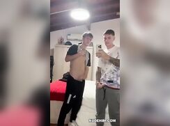 Cute Guys Flash Thick Cocks on Webcam