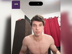 cute brazilian dude showing big cock on chat