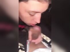 horny twink boy sucking dick at a party