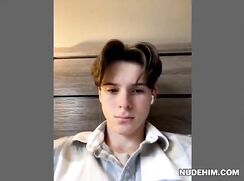 Cute Guy Jerks Off and Cums