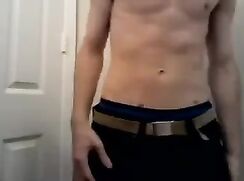 Vintage amateur webcam: Sexy striptease