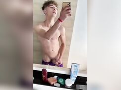 boy jerking off amateur