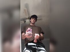 # AHC - Cap twink cums on my mirror