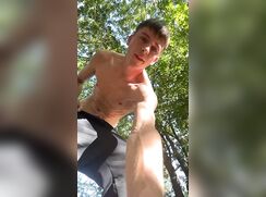 German public outdoors porn