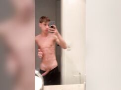 cute twink  dude selfie show