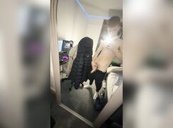 cute dude selfie mirror show