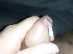 Extreme Phimosis Cock Cum (Damn dude, just get that fixed!)